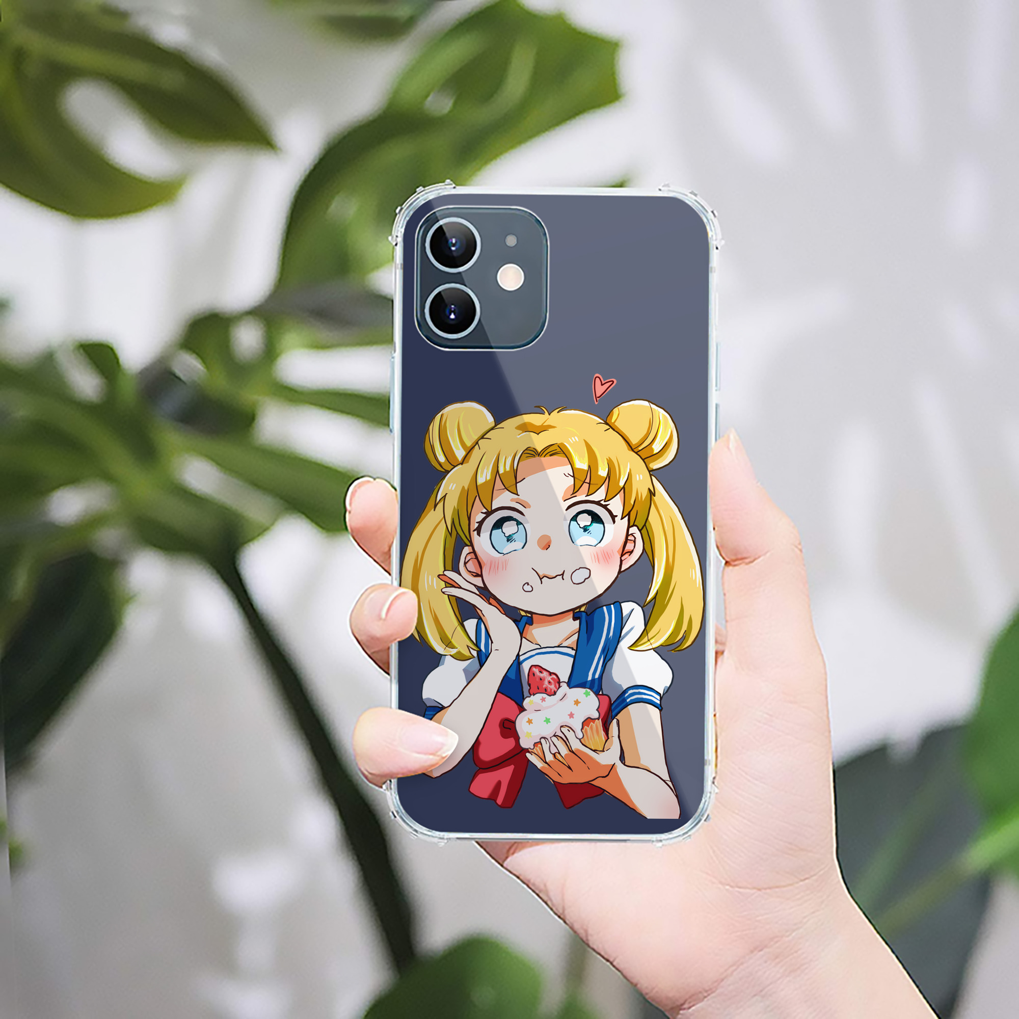（画像用） 美少女戦士セーラームーン 愛野 美奈子 あいの みなこ Sailor Moon Aino Minako 【iPhone 12シリーズ対応】透明スマホケース（クリアソフトケース）